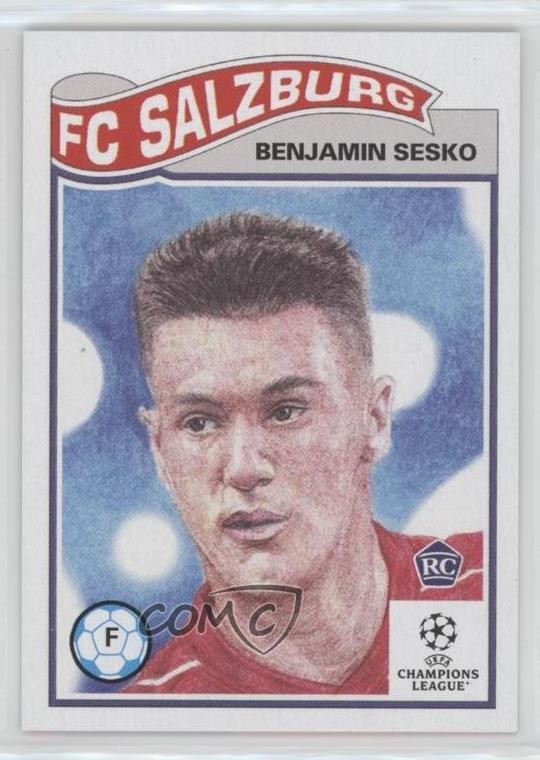 2021 Topps UCL Living Set /2557 Benjamin Sesko #406 1i8