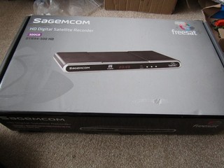 Sagemcom DTR94 500 HD Freesat Digital 500Gb Recorder Boxed Remote Control