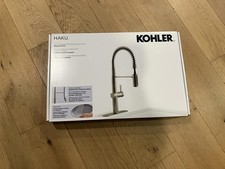 Kohler Haku Semi-Professional Pull-Down Kitchen Faucet - Stainless Steel NIB 
