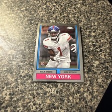 2024 Topps Chrome Football Retro Malik Nabers Rookie #74TF-7 RC New York Giants