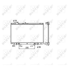 NRF Motorkühler für Lexus Gs