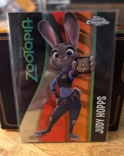 2025 Topps Disney Chrome Judy Hopps Zootopia Insert Card-#ZI-1 "Rabbit"