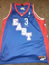 Allen Iverson 2004 NBA All-Star Game Nike Jersey XL length +2 distressed free SH