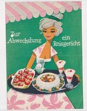 Reis, Werbung Frankfurt/Main: Zur Abwechslung ein Reisgericht, 1950er