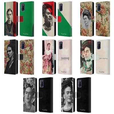 OFFICIAL FRIDA KAHLO PORTRAITS AND QUOTES LEATHER BOOK CASE FOR OPPO PHONES
