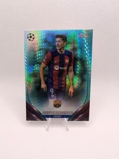 Topps UCC Chrome 2023/24 Aqua Prism Robert Lewandowski FC Barcelona