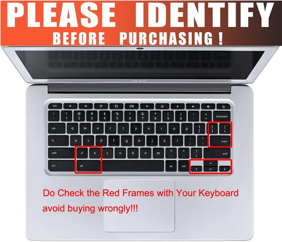 Galaxy-Themed Silicone Keyboard Cover for Acer Chromebooks - Image 4 of 4