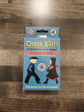 Blue Dutch Blitz Card Game Expansion Pack Fast Paced Amish Fun