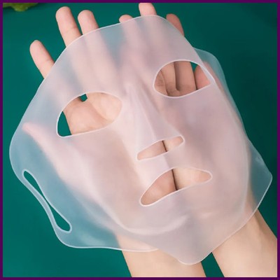 Reusable Silicone Face Mask Moisturizing Facial Sheet Mask Skin Care Tool Beauty
