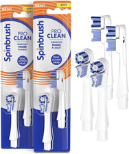 Spinbrush New PRO Clean Replacement Heads, Electric Toothbrush Refills, Soft Bri