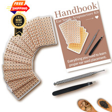 600PCS Ear Seeds Kit, Auricular Acupressure Seed Stickers Set 600, Green