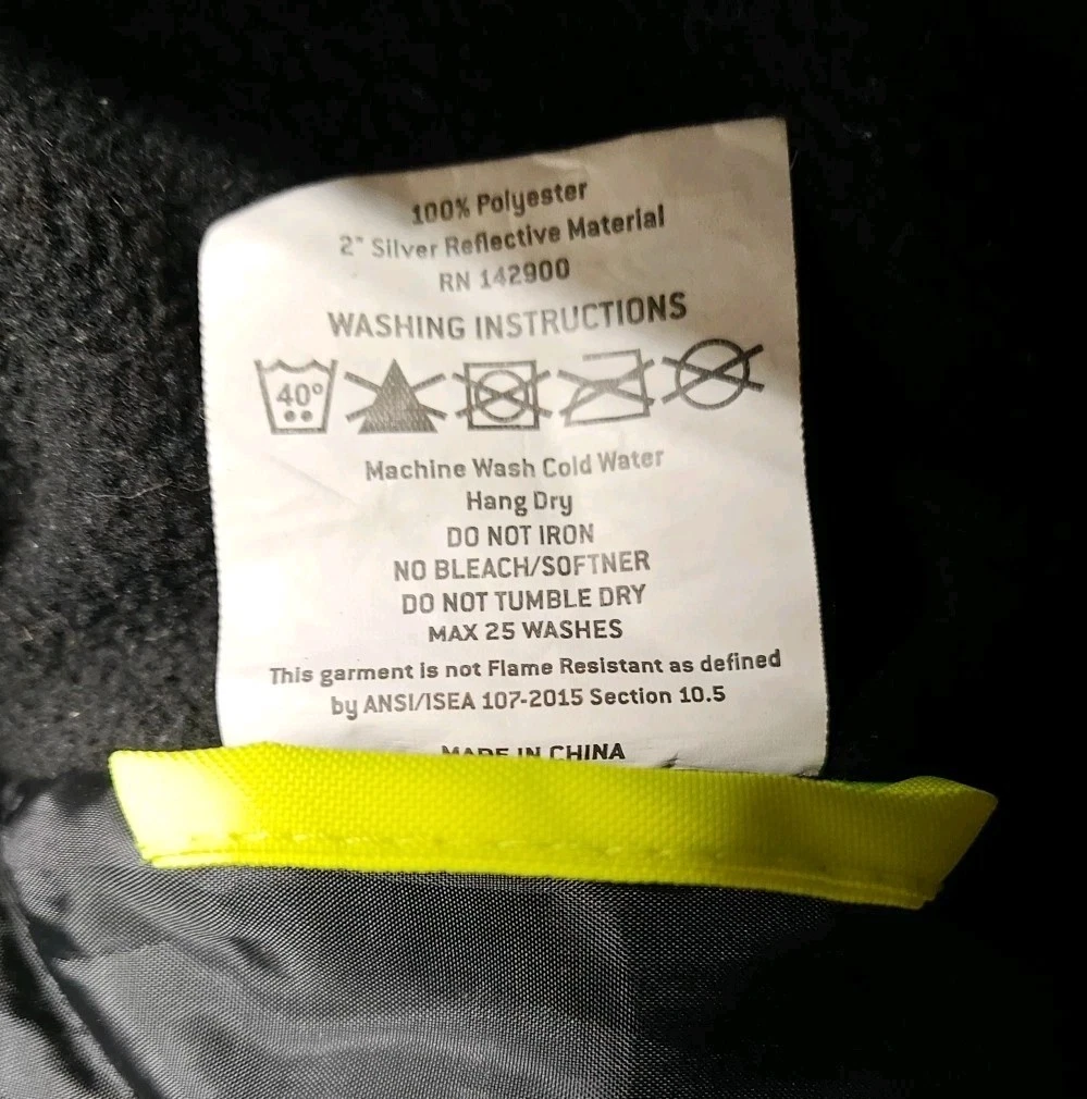 Pyramex Xtreme Visibility Class 3 Hi-Vis Jacket with Quilted Liner Size M image 7