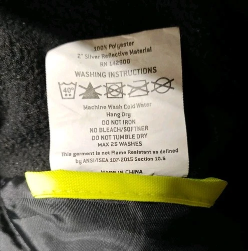 Pyramex Xtreme Visibility Class 3 Hi-Vis Jacket with Quilted Liner Size M image 7