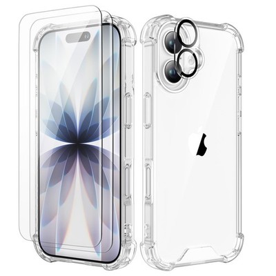 ORETECH Kompatibel mit iPhone 17 Hülle 17 - 6,3'', Ohne Magnet - Klar 