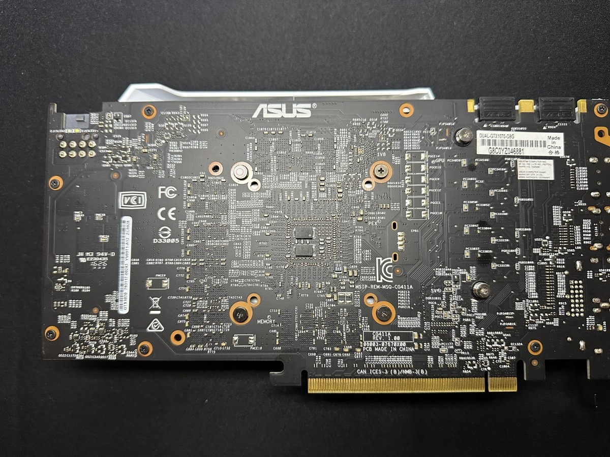 ASUS GTX 1070 8GB Graphics Card DUAL-GTX1070-O8G NVIDIA GPU