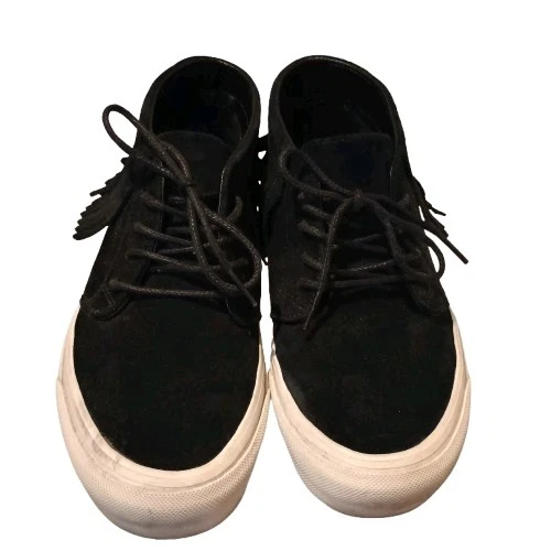 Stivali Vans Chukka Moc DX donna taglia 9 5 weekend neri scamosciati con frange usati in ottime condizioni