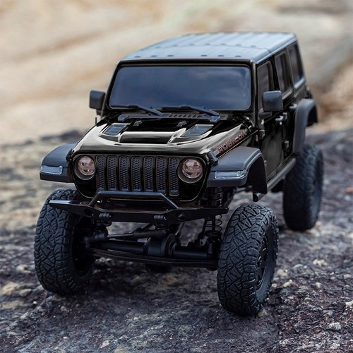 1/24 Scale Jeep Wrangler RC Crawler Car with Transmitter - Hard Body Desktop Toy - Picture 13 of 30