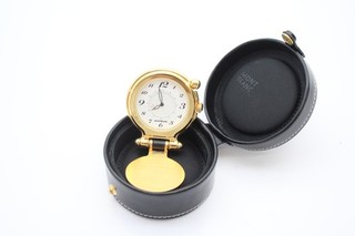 Montblanc Travel Alarm Clock Quartz Working