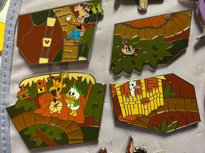 2026 Disneyland Adventureland Treehouse Attraction Map Puzzle LE Disney Pin Dale
