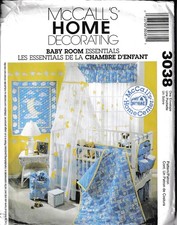 Baby Room Nursery Quilt Bumpers Dust Ruffle Nappy Stacker Sewing Pattern