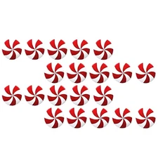 2-20pcs Christmas Peppermint Knob Covers Door Handle Cabinet Drawer Decor Xmas