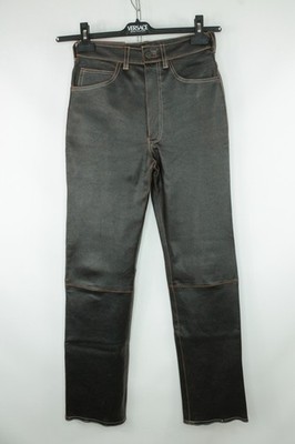 Vintage Jean Claude Jitrois Skin Jeans Leather Pants Women's Size: FR 38 Small