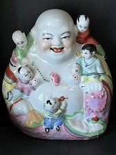CHINE GRAND BOUDDHA RIEUR