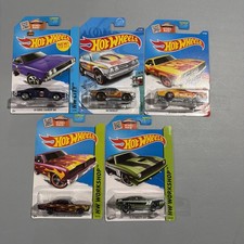 Lot Of 5 2013 2015 Etc Hotwheels Iconic Muscle Cars Dodge Plymouth Chevelle