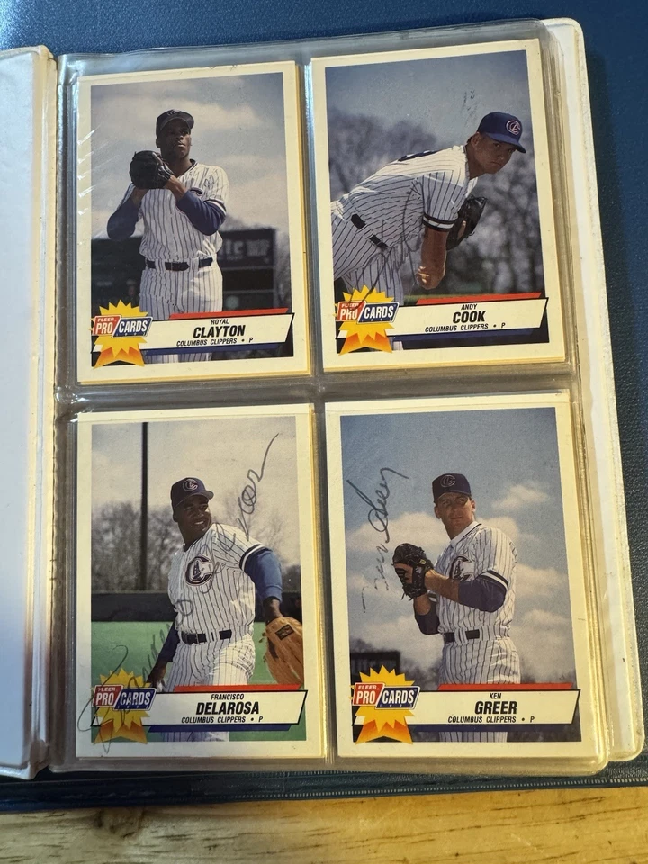 1993 Columbus Clippers Team Card Set - Partially Autographed - Image 2 of 4