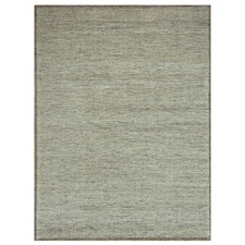 9'2"x12' Brown Pure Wool Rug Hand Knotted Oxidized Grass Design Oriental 76702