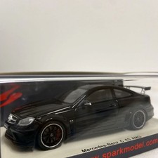Spark 1/43 Mercedes Benz C63 AMG Spark Mercedes-Benz C-Class Coupe Black W204