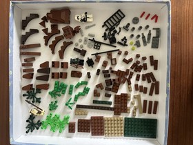 Complete Set LEGO 7956 Star Wars Ewok Attack RETIRED 3 Minifigs, Manual NO BOX