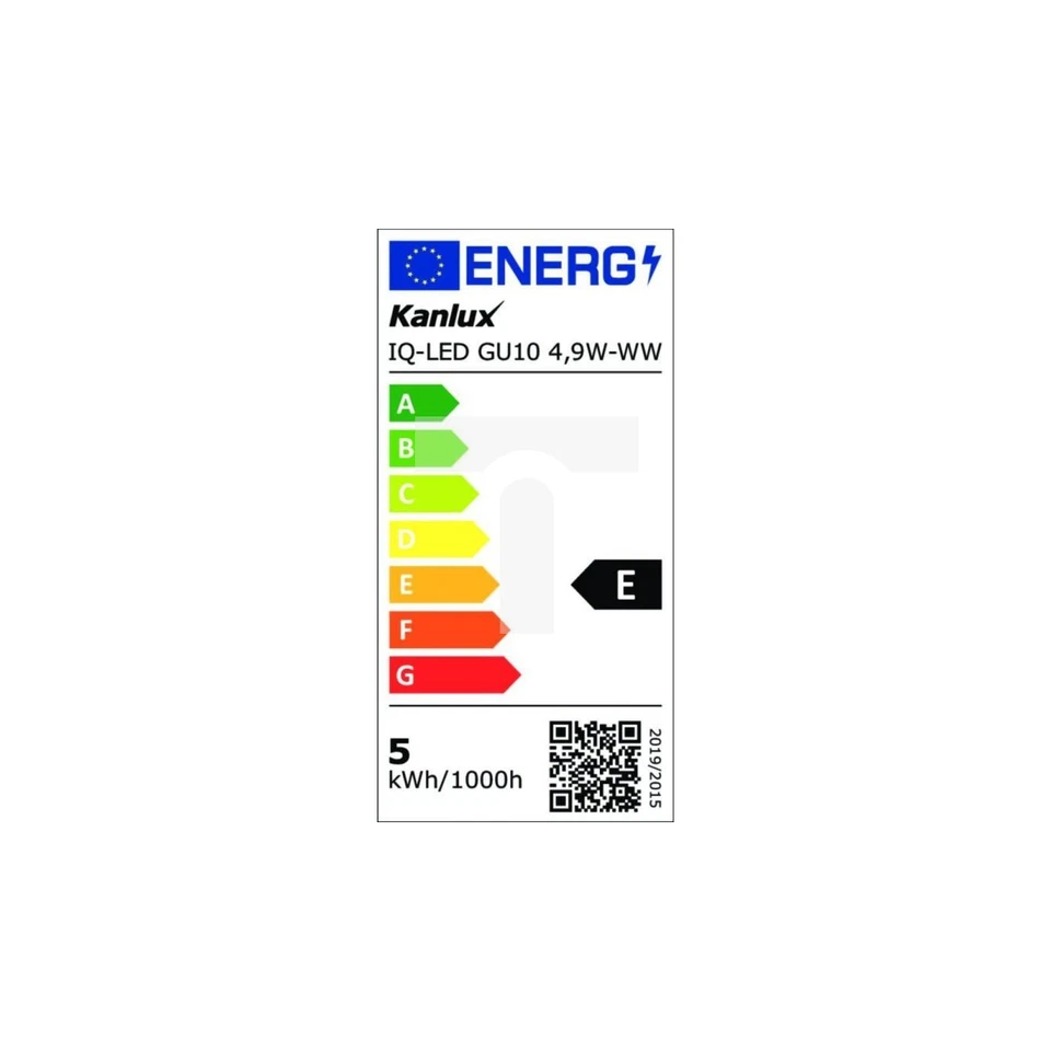 GU10 LED Bombilla 4,9W-ww 550lm 2700K IQ-LED GU10 Color 35256 - Imagen 1 de 1