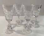 Vintage Waterford Crystal Sherry  Cordial Glasses Kylemore Pattern - Set of Four