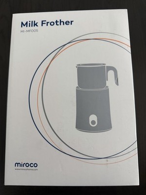 Miroco MI-MF005 Stainless Steel Automatic Milk Frother   16.9oz   Silver   550W