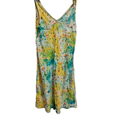 Jams World Vintage Colorful Abstract Floral Women's Dress Size Large