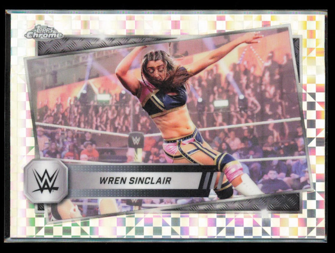 2025 Topps Chrome WWE #164 Wren Sinclair X-Fractor