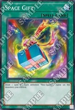 YuGiOh Space Gift OP08-EN010 Super Rare Englisch NM unl.