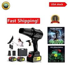 Effortless Yard Cleaning: 980,000 RPM Cordless Leaf Blower with Dual Batteries