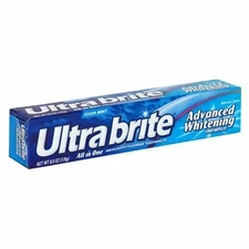 4 Pack Ultra Brite Advanced Whitening All In One Mint Toothpaste 6.0 Oz Each