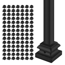 100 Pcs 1/2" Iron Baluster Flat Shoes for Interiors Square Stair Holoow Sprindle