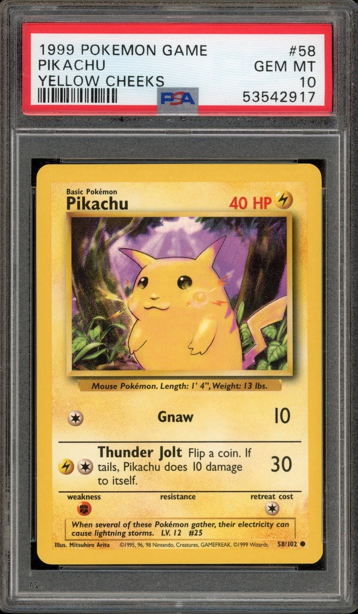 英版ピカチュウ PokeTour1999 - PSA MINT9 / 4967 Pokémon TCG Professional Sports Authenticator (PSA) Base Set Grade