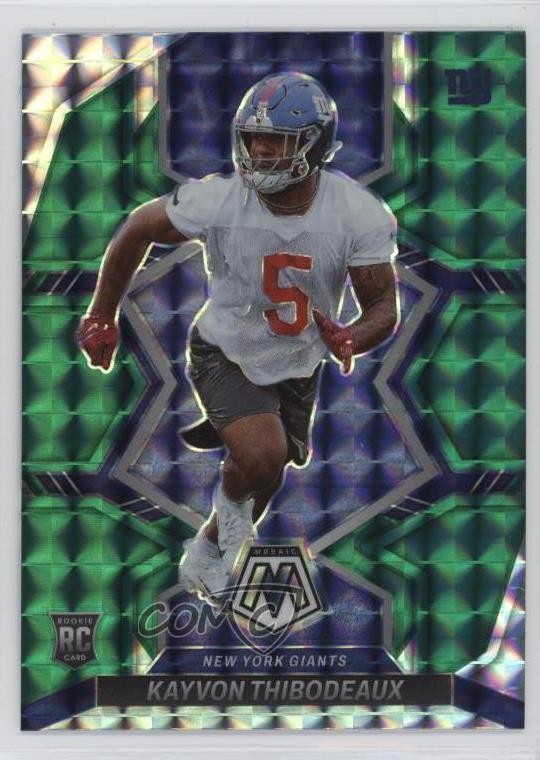 2022 Panini Mosaic Rookies Green Prizm Kayvon Thibodeaux #344 Rookie RC 0wx2
