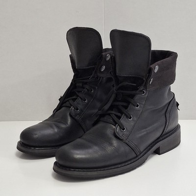 Harley Davidson Amaris Womens Black Leather Lace Up Moto  display picture 2