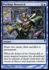 Perilous Research - Light Play MTG Coldsnap