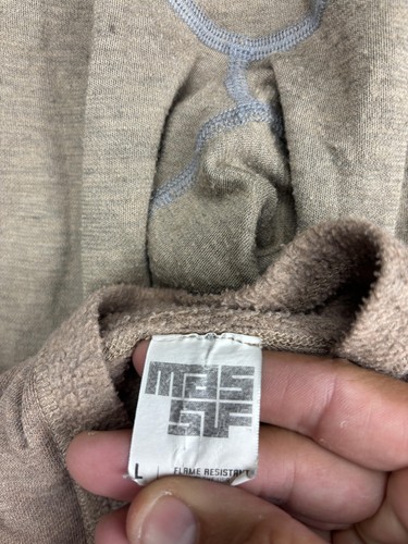 Massif Flame Resistant Pullover Base Layer Set Mens Large Long Sleeve Pants FR - Picture 3 of 12