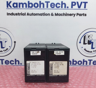 M-System JT-26-R/BL T/C Transmitter 24V DC (lot of 2)