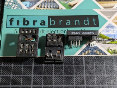 27E126 | 1393143-9 Potter & Brumfield | 16-Pin R10 Relay Socket | NOS | 2 pcs
