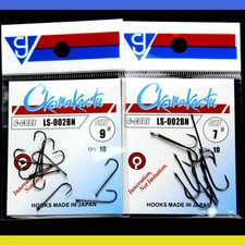 30Pcs/Lot LS-002BN Fishing Hook Set Carbon Steel Fishhook Fly Fishing Jig Barbed