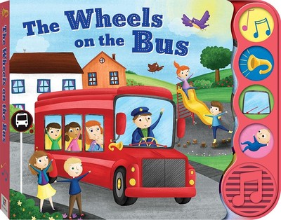 Wheels on the Bus Sound Book - hardcover kimberley barnes